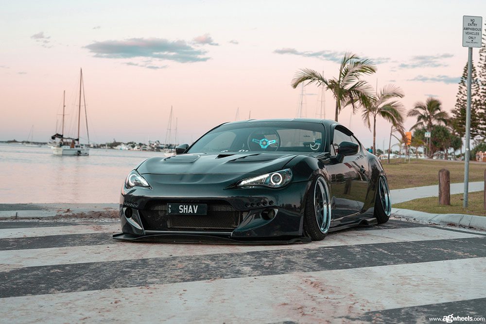 SUBARU BRZ on custom forged wheels