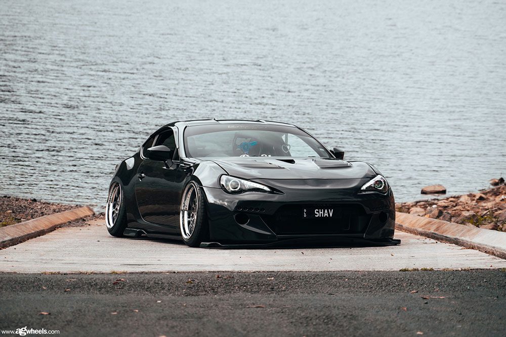 SUBARU BRZ on custom forged wheels