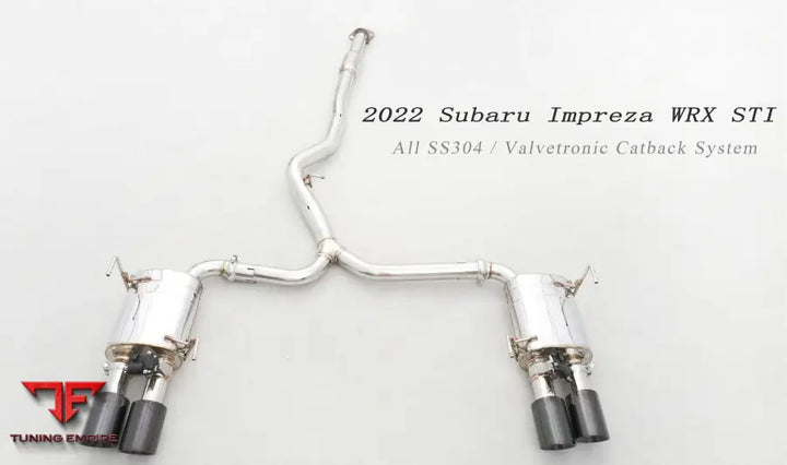 SUBARU IMPREZA WRX STI 2022 VALVETRONIC EXHAUST SYSTEM