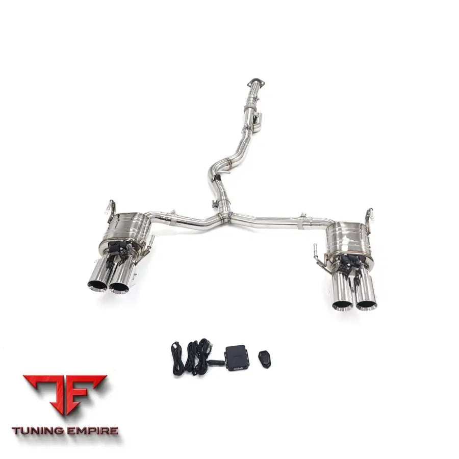 SUBARU WRX 2.4T STAINLESS STEEL CATBACK RAZOR EXHAUST WITH MUFFLER VALVE