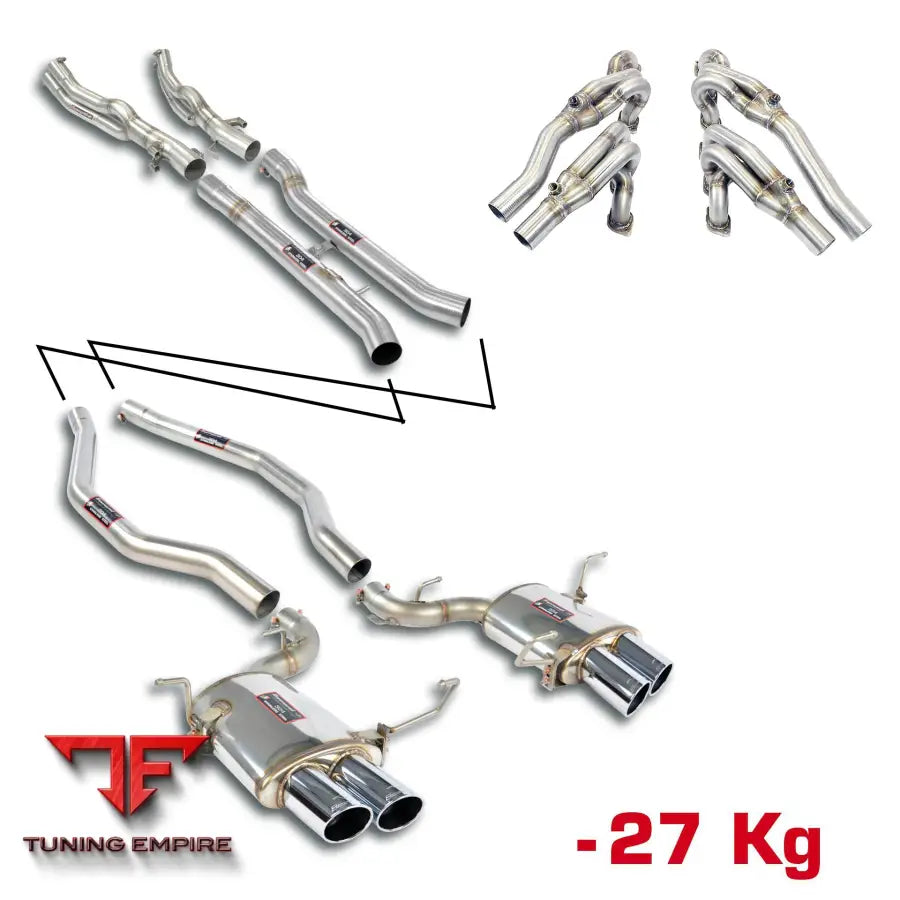 Supersprint exhaust system for Ferrari 599 SA Aperta 6.0i V12 2010-2011