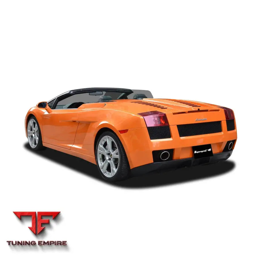 Supersprint exhaust system for Lamborghini Gallardo Spyder 5.0i V10 '06-'08