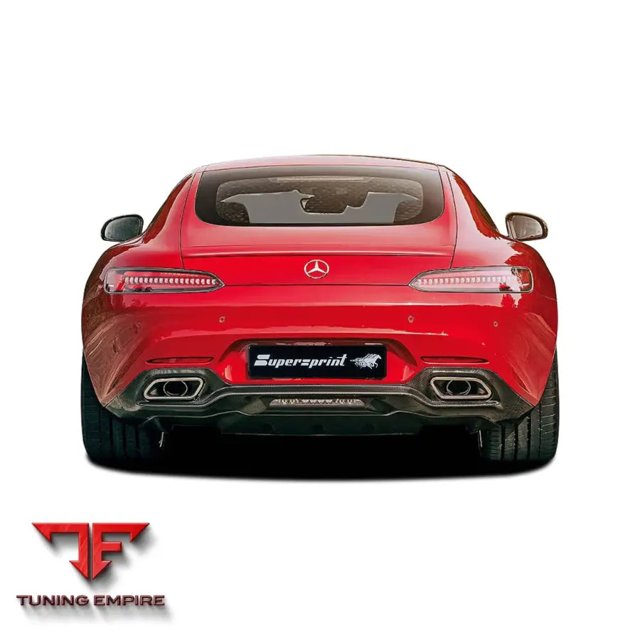 Supersprint exhaust system for Mercedes-Benz C190 AMG GT 4.0i V8 Bi-Turbo 2019+