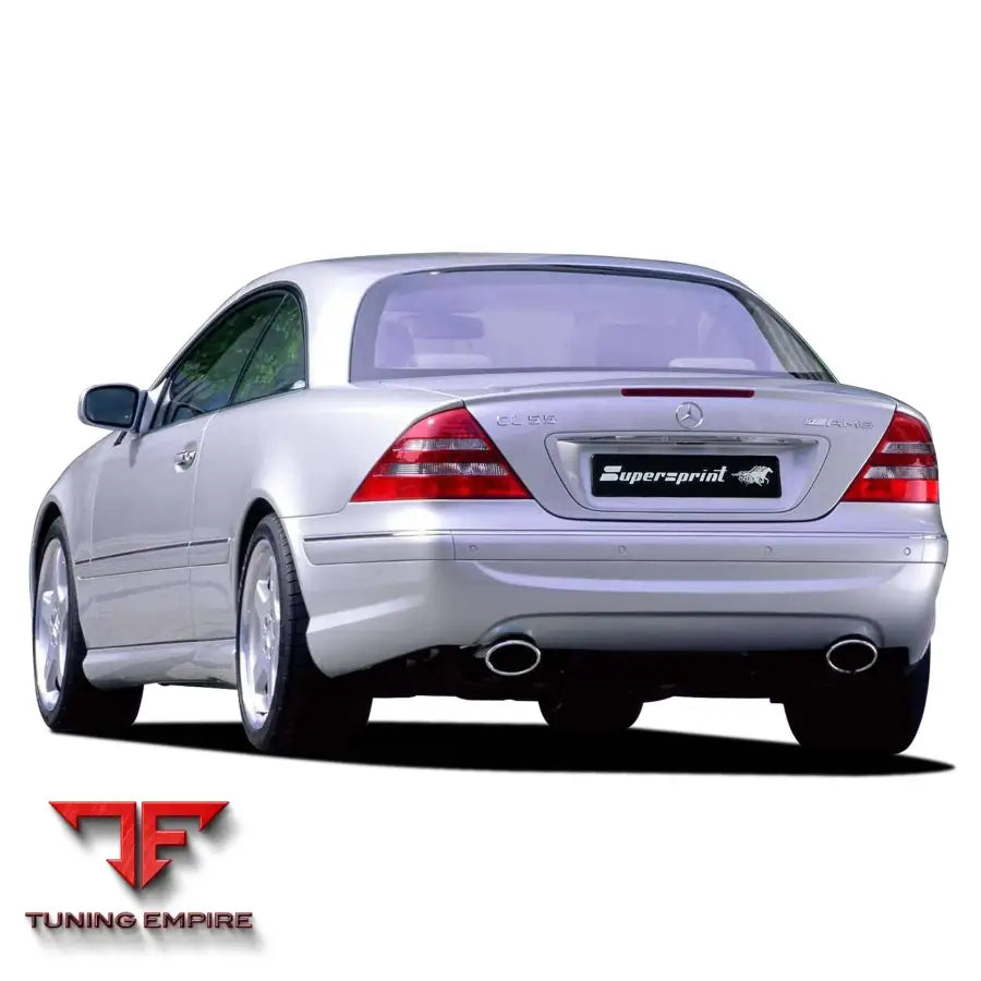 Supersprint exhaust system for Mercedes-Benz C215 CL 55 AMG V8 '00-'02