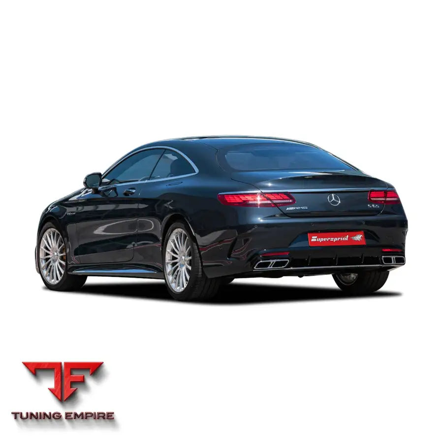 Supersprint exhaust system for Mercedes-Benz C217 S 65 AMG 6.0i V12 Bi-Turbo 2015