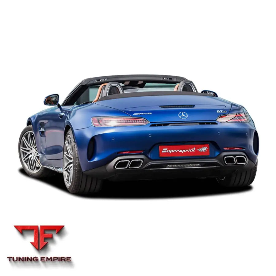 Supersprint exhaust system for Mercedes-Benz R190 AMG GT C Roadster 4.0i V8 Bi-Turbo 2019+