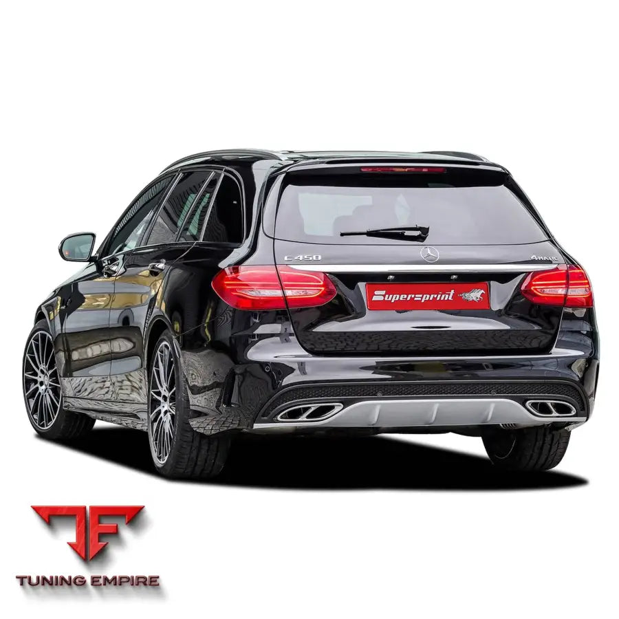 Supersprint exhaust system for Mercedes-Benz S205 C 450 AMG 4-Matic 2015-2016