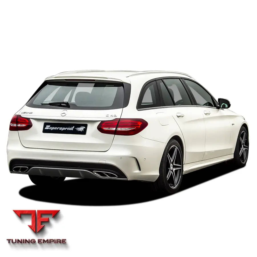 Supersprint exhaust system for Mercedes-Benz S205 C43 AMG 4-Matic 2016-2018