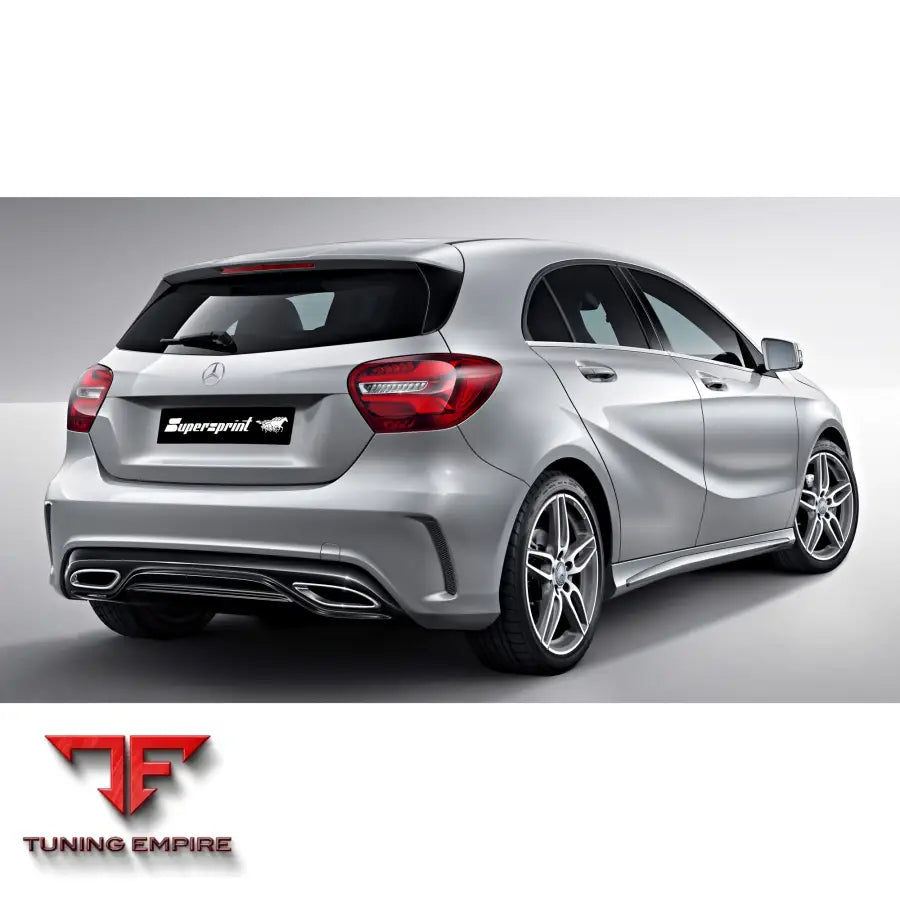 Supersprint exhaust system for Mercedes-Benz W176 A Facelift 2016+