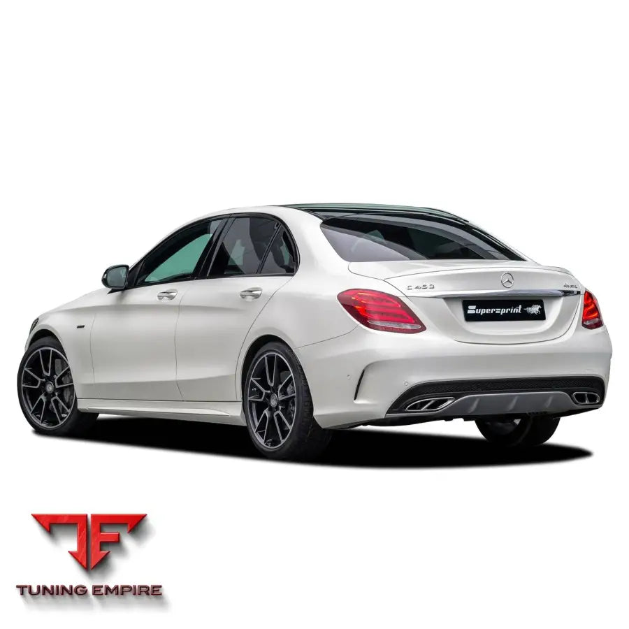 Supersprint exhaust system for Mercedes-Benz W205 C 450 AMG 4-Matic 2015-2016