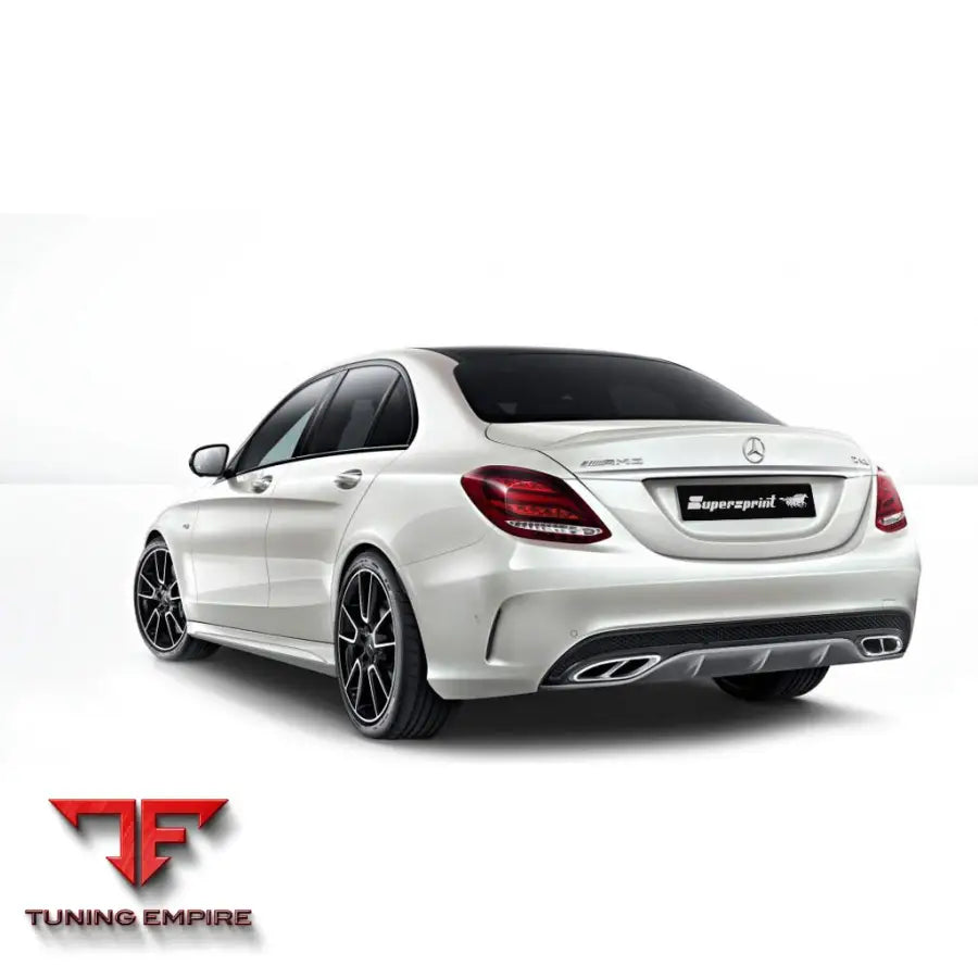 Supersprint exhaust system for Mercedes-Benz W205 C43 AMG 4-Matic 2016-2018