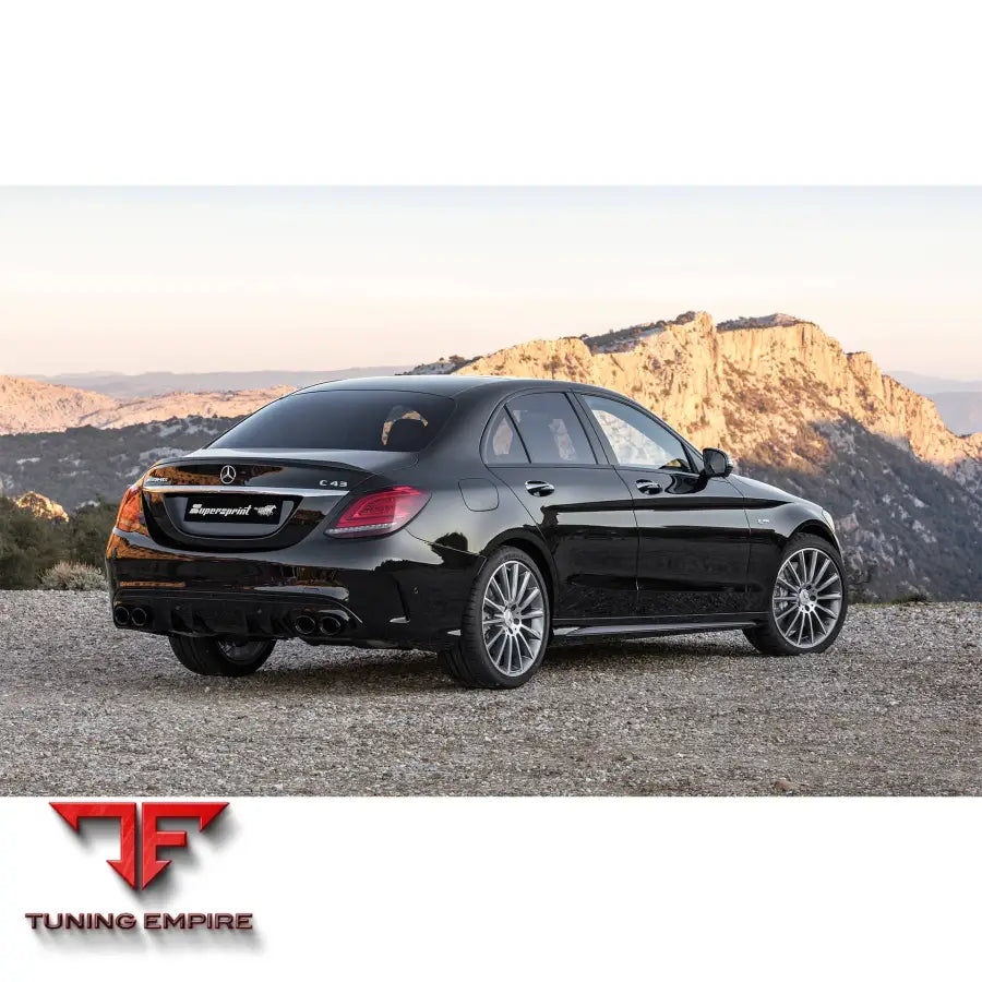 Supersprint exhaust system for Mercedes-Benz W205 C43 AMG 4-Matic 2019-2021
