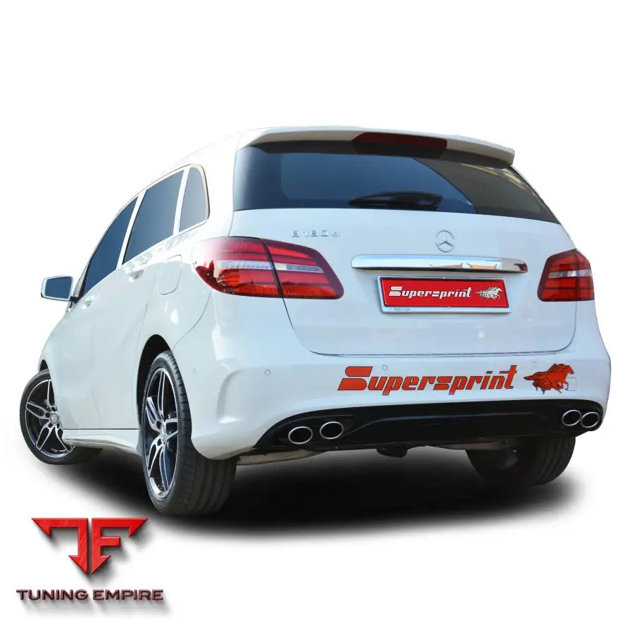 Supersprint exhaust system for Mercedes-Benz W246 B Facelift 2015+