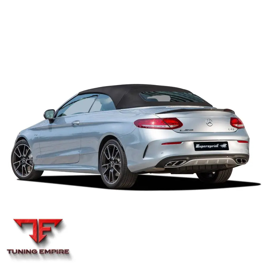 Supersprint exhaust system for Mercedes-Benz A205 C43 AMG 4-Matic 2016-2018