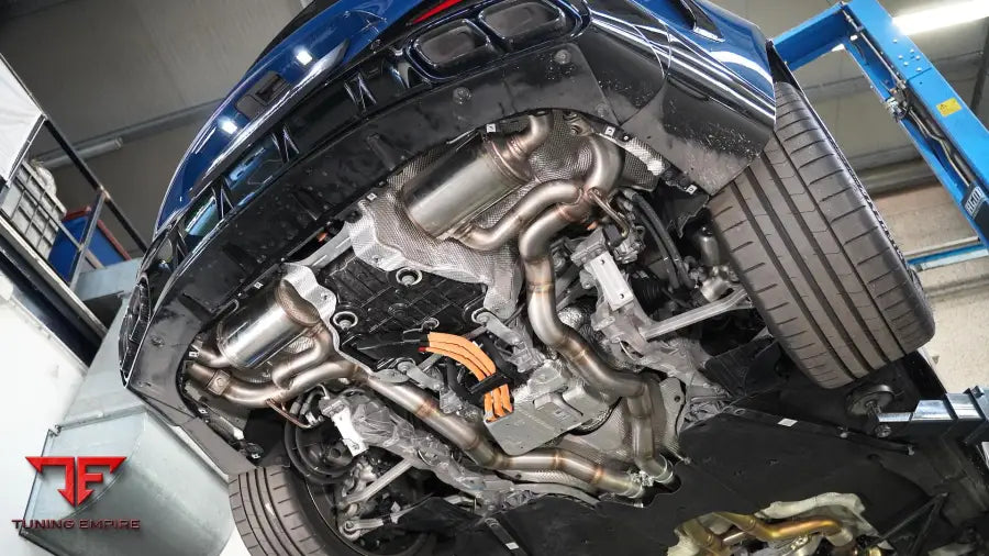 Supersprint exhaust system for Mercedes-Benz C192 GT 63S AMG Coupé "E-Performance" 2023