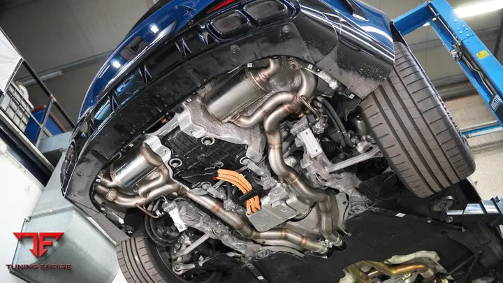 Supersprint exhaust system for Mercedes-Benz C192 GT 63S AMG Coupé "E-Performance" 2023