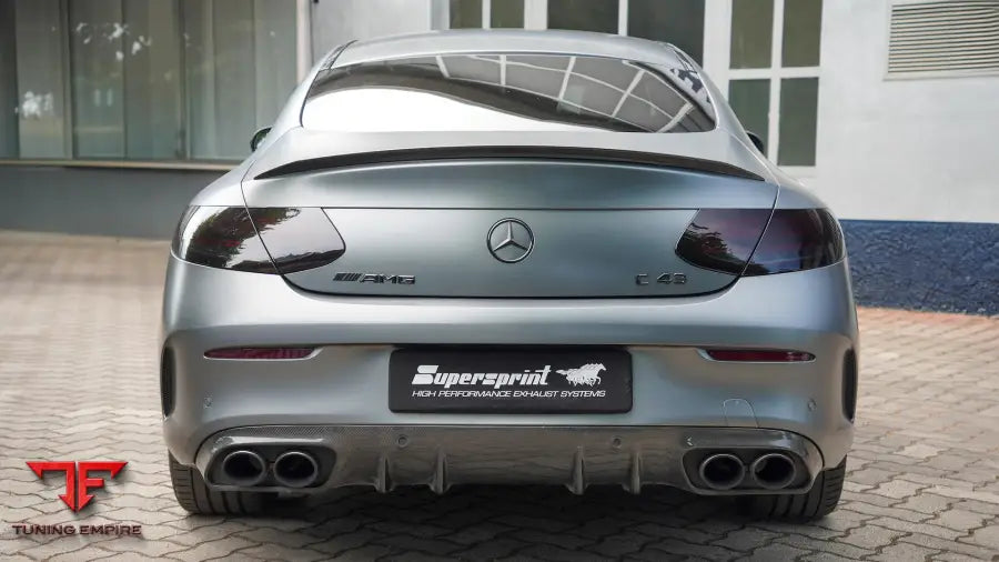 Supersprint exhaust system for Mercedes-Benz C205 C43 AMG 4-Matic 2019-2021