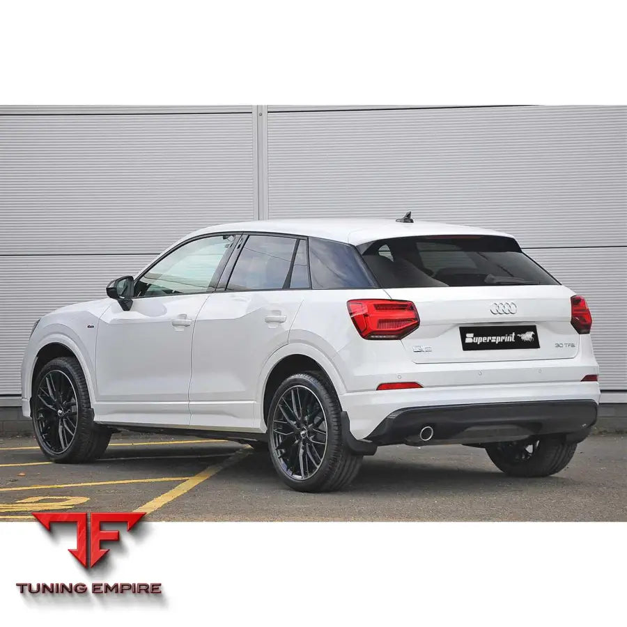 Supersprint exhaust system for Audi Q2 Facelift 2019