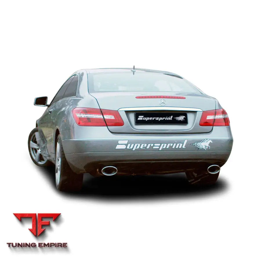 Supersprint exhaust system for Mercedes-Benz C207 E (Coupé) 2009-2013