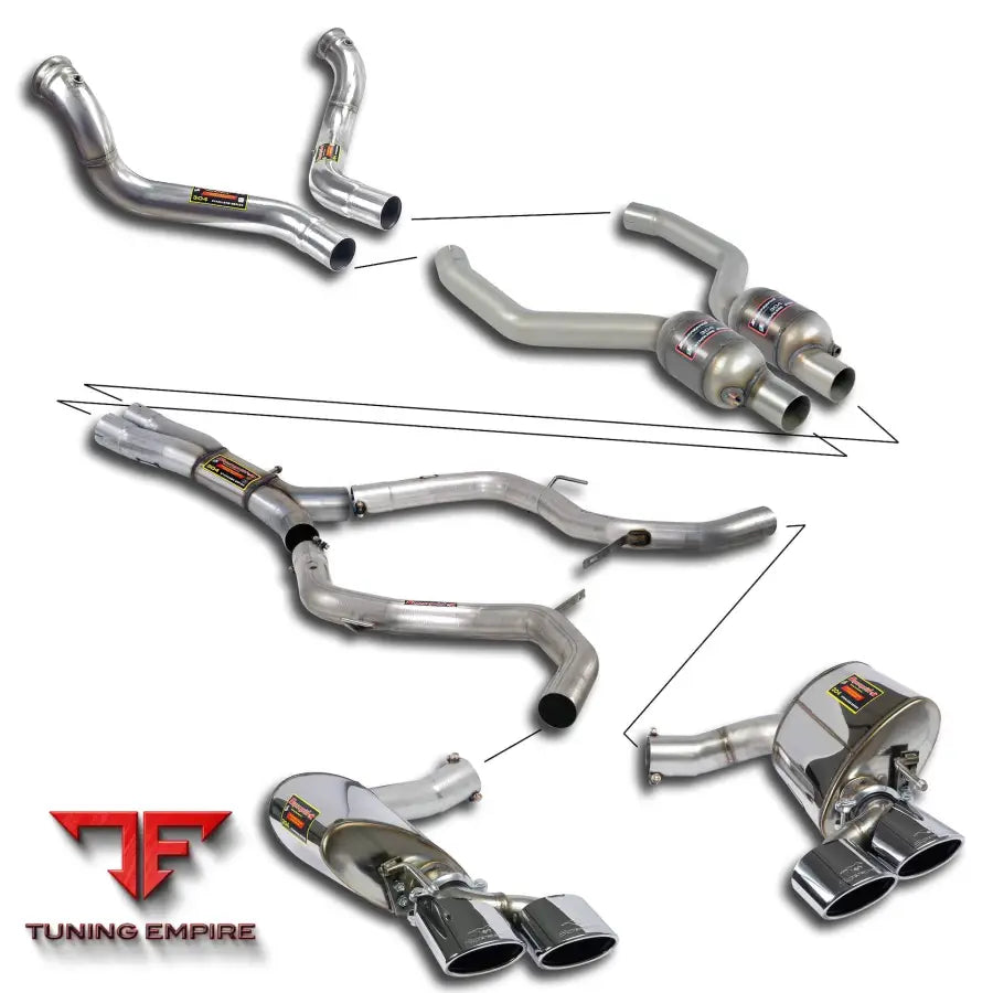 Supersprint exhaust system for Mercedes-Benz R230 SL 65 AMG Facelift V12 Bi-Turbo '07-'11