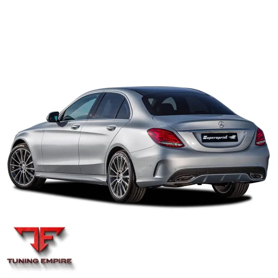 Supersprint exhaust system for Mercedes-Benz W205 C Sedan