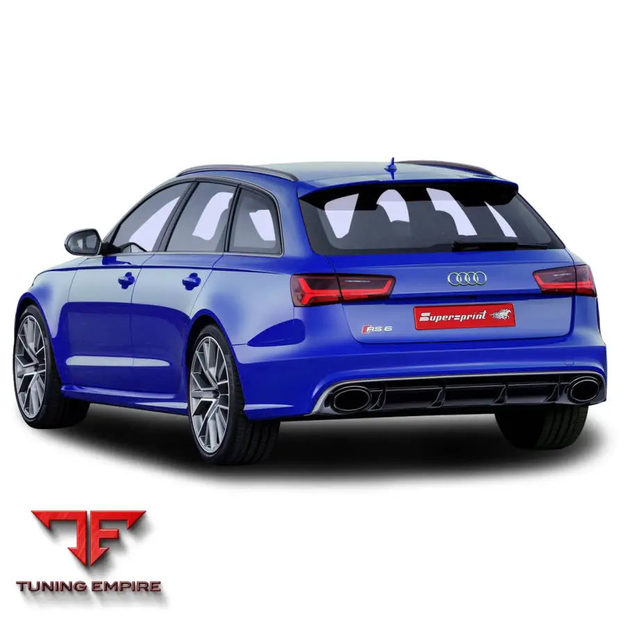 Supersprint exhaust system for Audi RS6 C7 Typ 4G Facelift Quattro 2015+