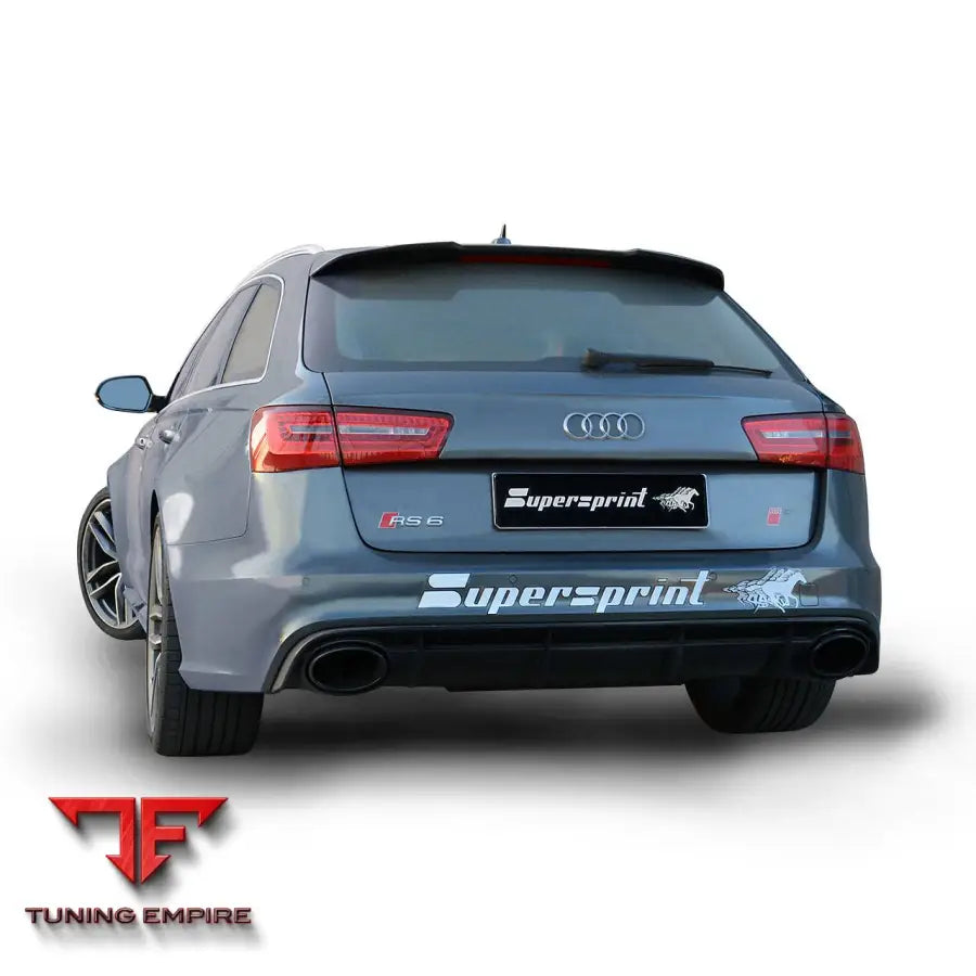 Supersprint exhaust system for Audi RS6 C7 Typ 4G Quattro 2013-2014