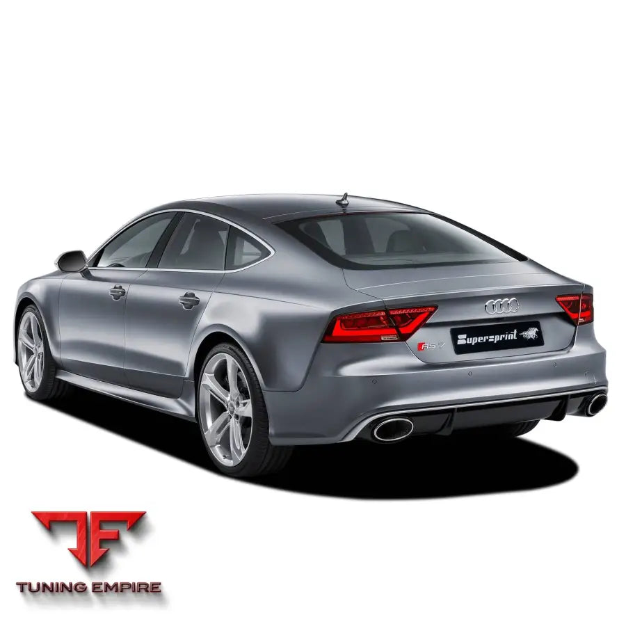 Supersprint exhaust system for Audi RS7 Quattro 2013-2014