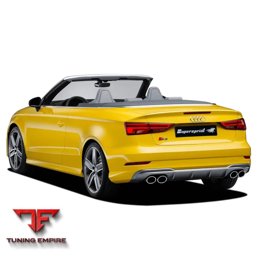 Supersprint exhaust system for Audi S3 8V Cabrio 2014-2020