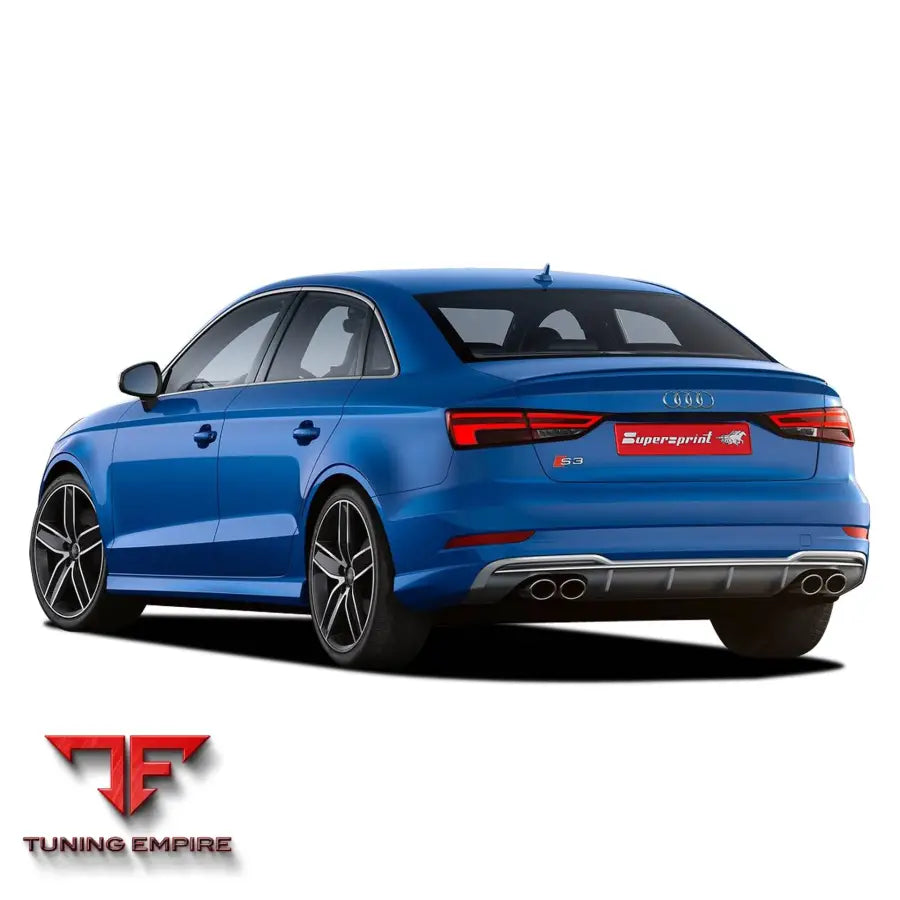 Supersprint exhaust system for Audi S3 8V Sedan 2013-2020