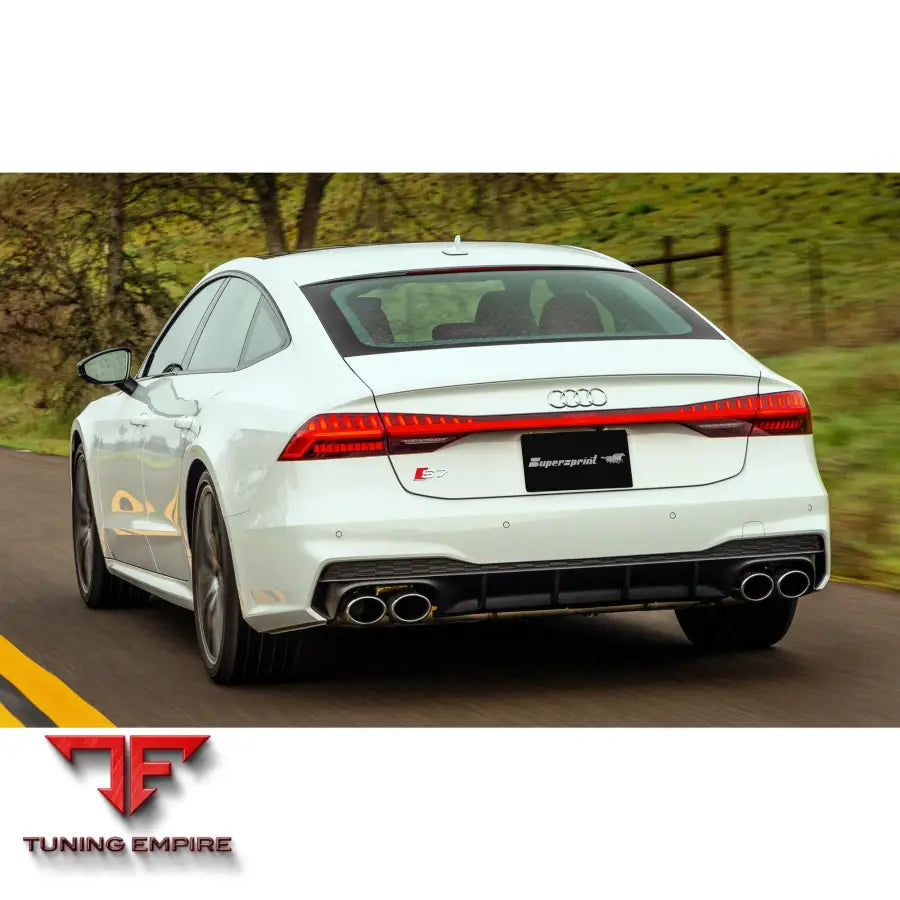 Supersprint exhaust system for Audi S7 C8 Quattro 2020+