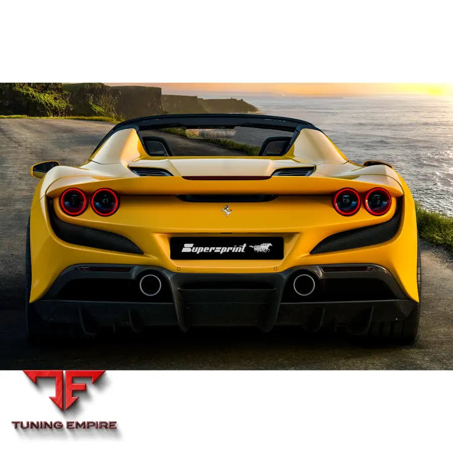 Supersprint exhaust system for Ferrari F8 Spider 3.9L V8 Bi-Turbo 2020+