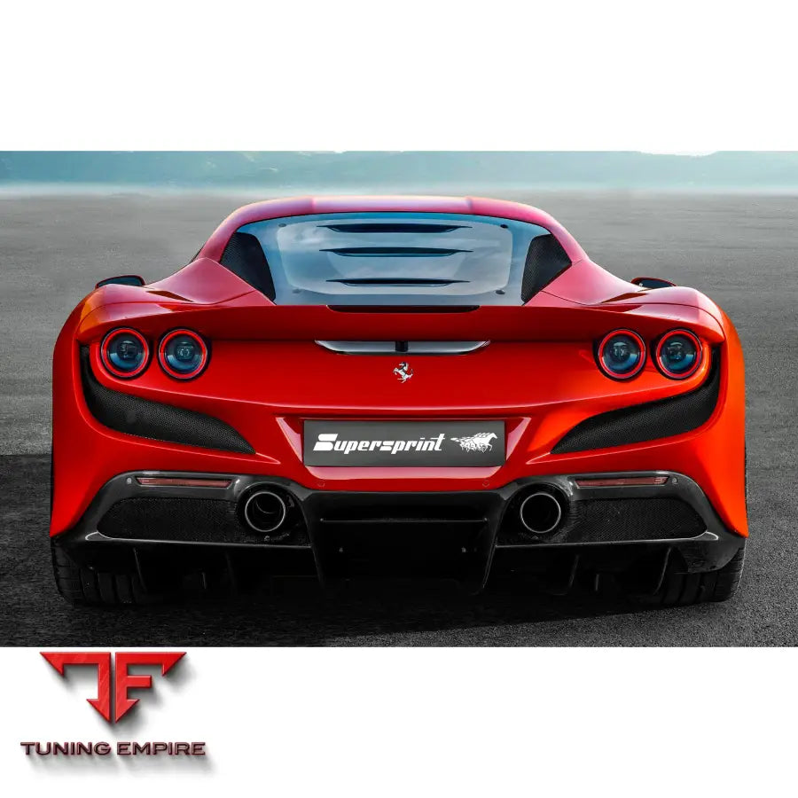 Supersprint exhaust system for Ferrari F8 Tributo 3.9L V8 Bi-Turbo 2019+