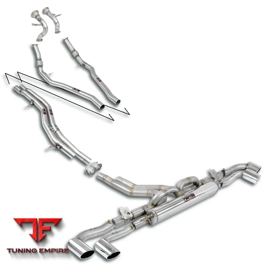 Supersprint exhaust system for Lamborghini Urus 4.0L V8 Bi-Turbo 2018
