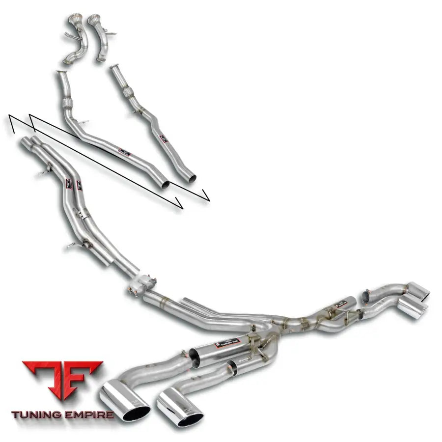 Supersprint exhaust system for Lamborghini Urus 4.0L V8 Bi-Turbo 2018