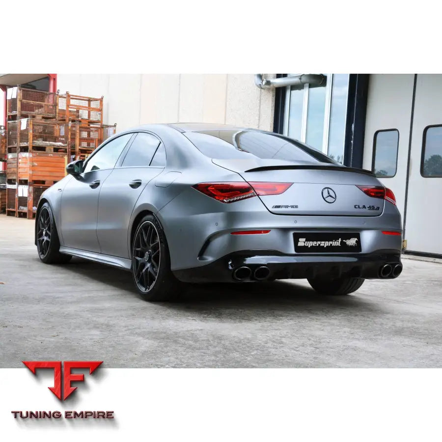 Supersprint exhaust system for Mercedes-Benz C118 CLA 45 S AMG 4-Matic+ 2020