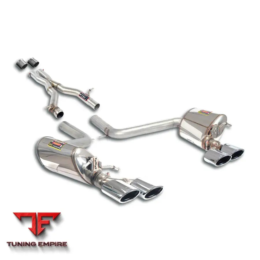Supersprint exhaust system for Mercedes-Benz C204 C63 AMG "Performance" Coupé V8 2012 -Cat.-Back