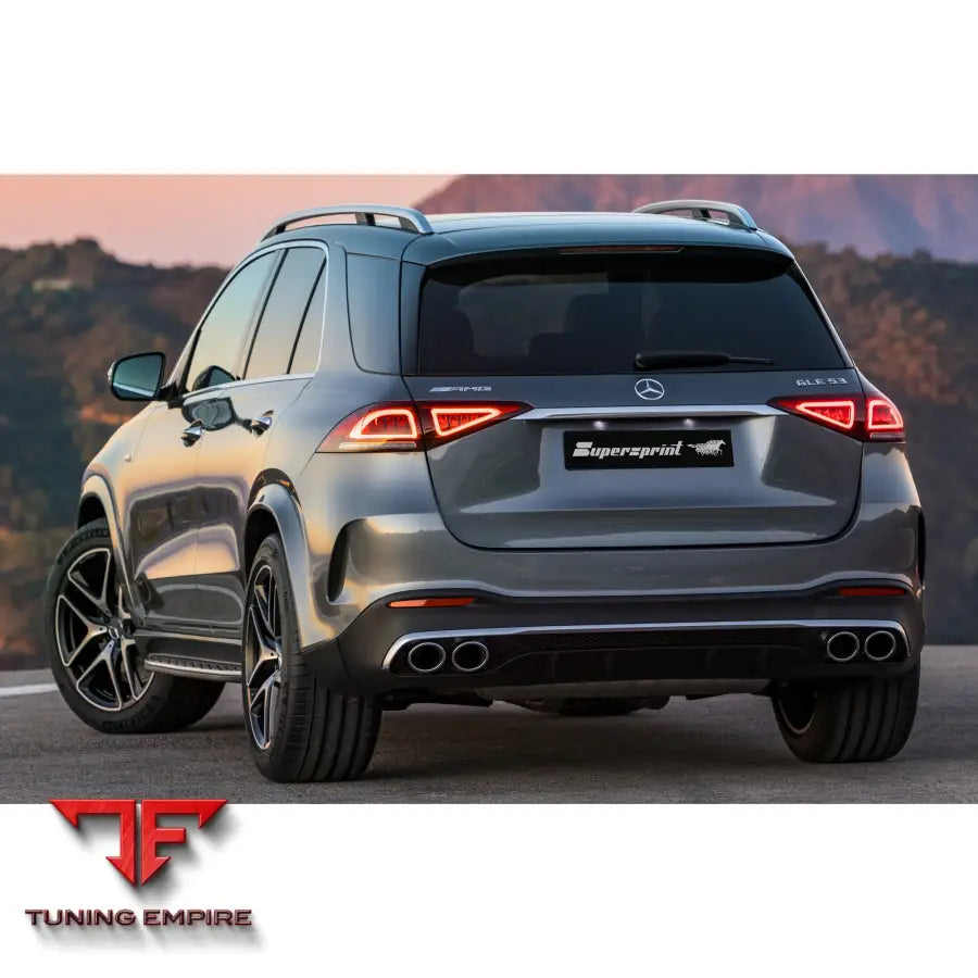 Supersprint exhaust system for Mercedes-Benz W167 SUV GLE 53 AMG 4-Matic+ 2020+