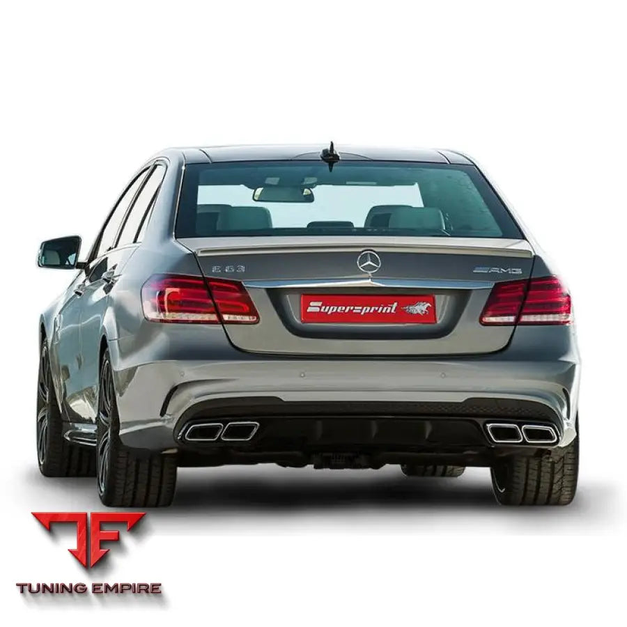 Supersprint exhaust system for Mercedes-Benz W212 E 63 AMG 4-Matic V8 (Sedan + Wagon) '14-'16