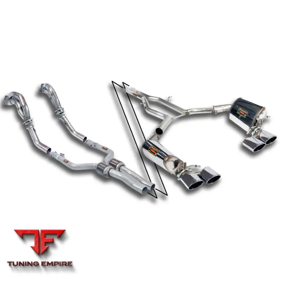 Supersprint exhaust system for Mercedes-Benz W212 E 63 AMG V8 (Sedan + Wagon) '12-'13