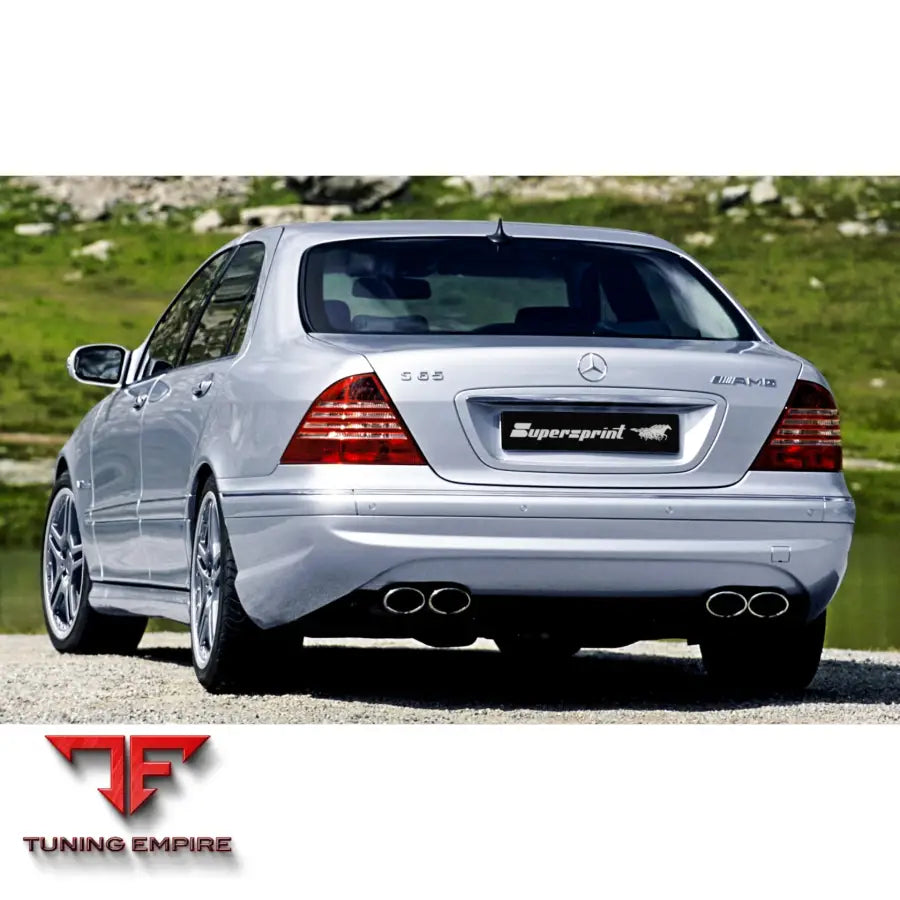 Supersprint exhaust system for Mercedes-Benz W220 S 65 AMG V12 Bi-turbo '03-'05