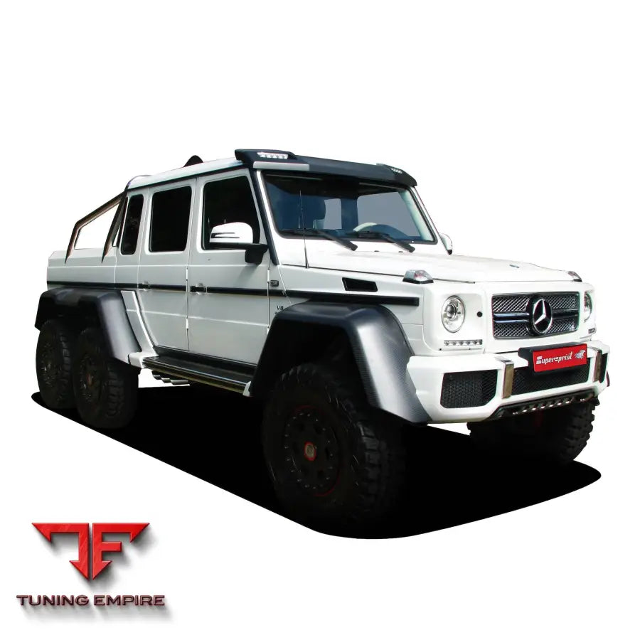 Supersprint exhaust system for Mercedes-Benz W463 G63 AMG 6x6 V8 5.5l Bi-Turbo 2014-2015