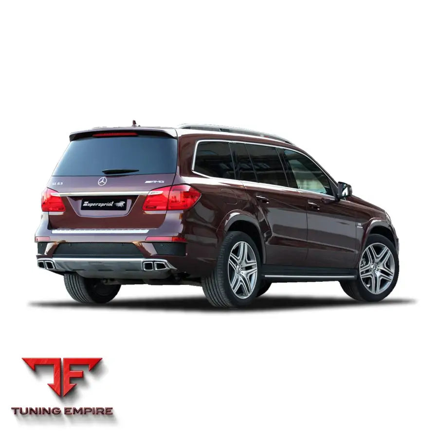 Supersprint exhaust system for Mercedes-Benz X166 GL 63 AMG 5.5i Bi-Turbo V8 '12-'15