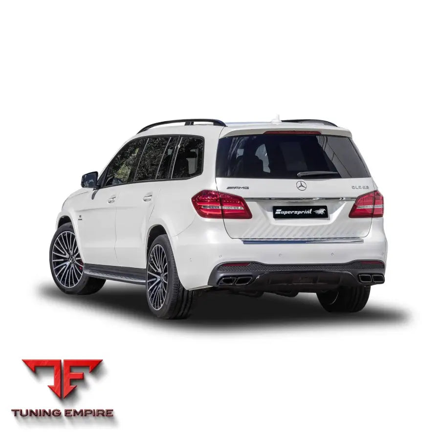 Supersprint exhaust system for Mercedes-Benz X166 GLS 63 AMG 5.5i Bi-Turbo V8 '15-'19