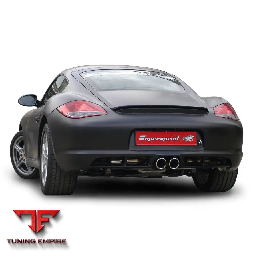 Supersprint exhaust system for Porsche 987.2 Series