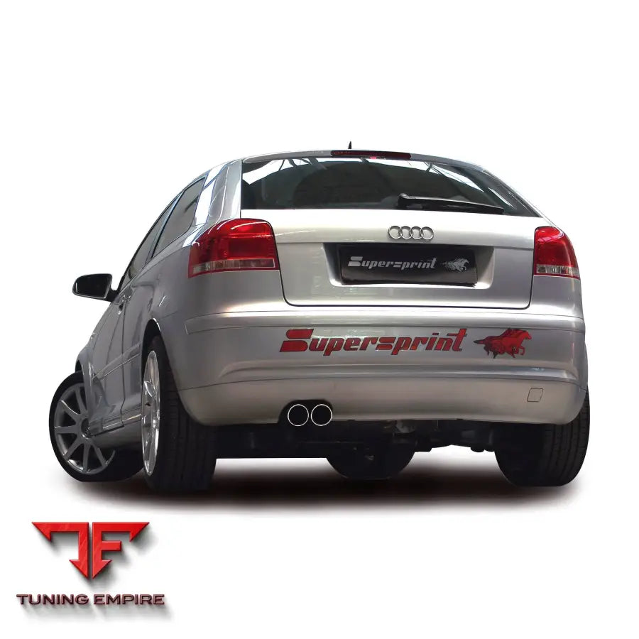 Supersprint exhaust system for Audi A3 8P Quattro '04+