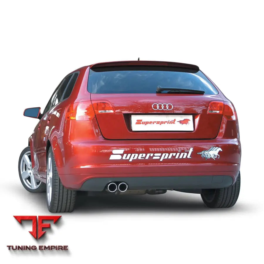 Supersprint exhaust system for Audi A3 8P Sportback Quattro '04+