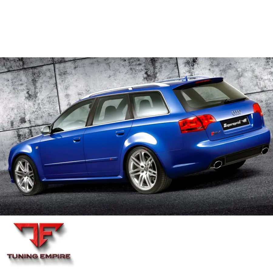 Supersprint exhaust system for Audi RS4 B7 Quattro '06-'08