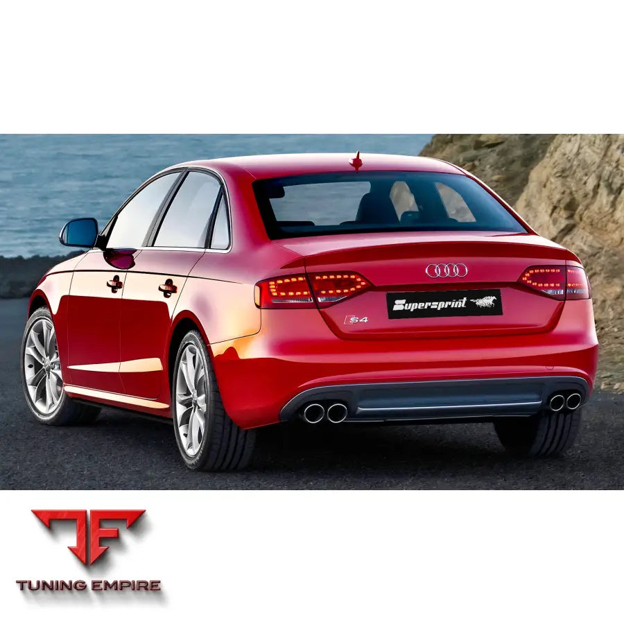 Supersprint exhaust system for Audi S4 B8 Quattro 2007-2015
