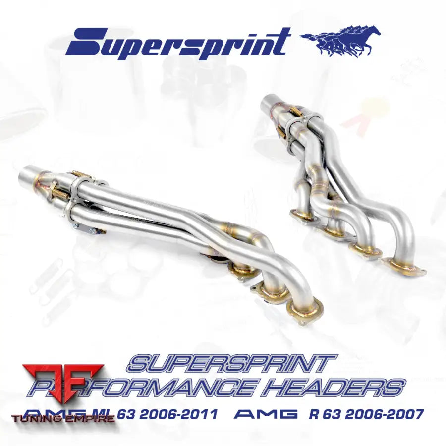 Supersprint exhaust system for Mercedes-Benz T251 R 63 AMG 4-Matic V8 '06-'07